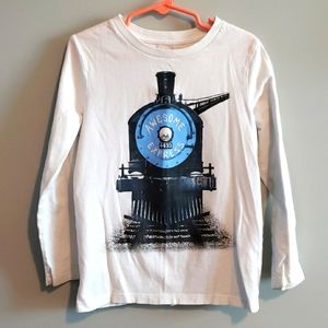 Boy's 5T Children's Place train long sleeve shirt